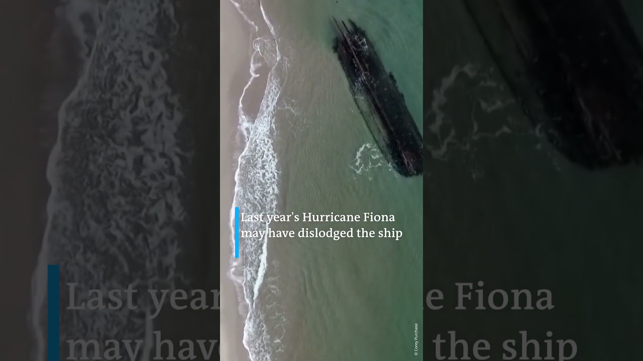 19th-century shipwreck emerged off the coast of Canada | DW News