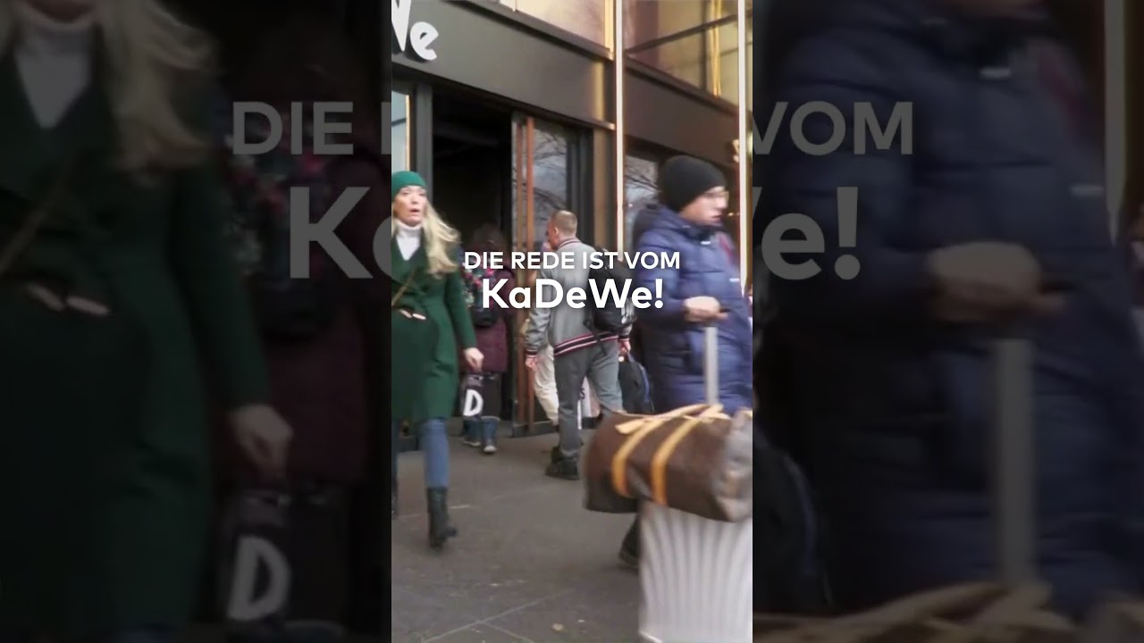 KaDeWe: Shock für Shopping-Fans – Berliner Luxus-Kaufhaus in Gefahr | WELT #shorts