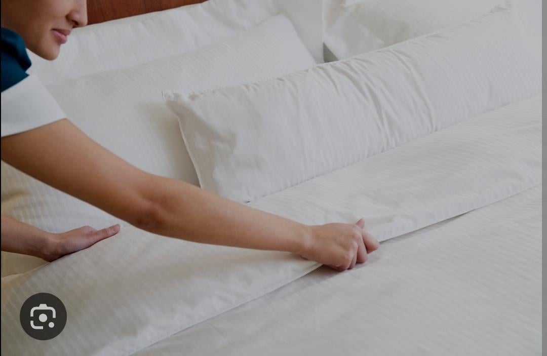 Dobrinha nos lençóis da cama?