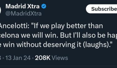 Love you, Ancelotti! 🤣