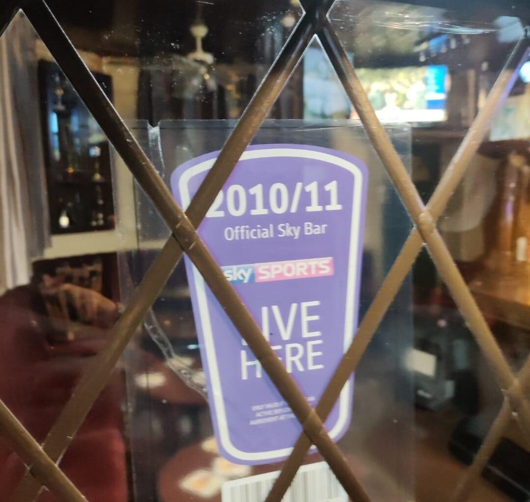 Surely the oldest Sky Sport's "Live here" still in operation?