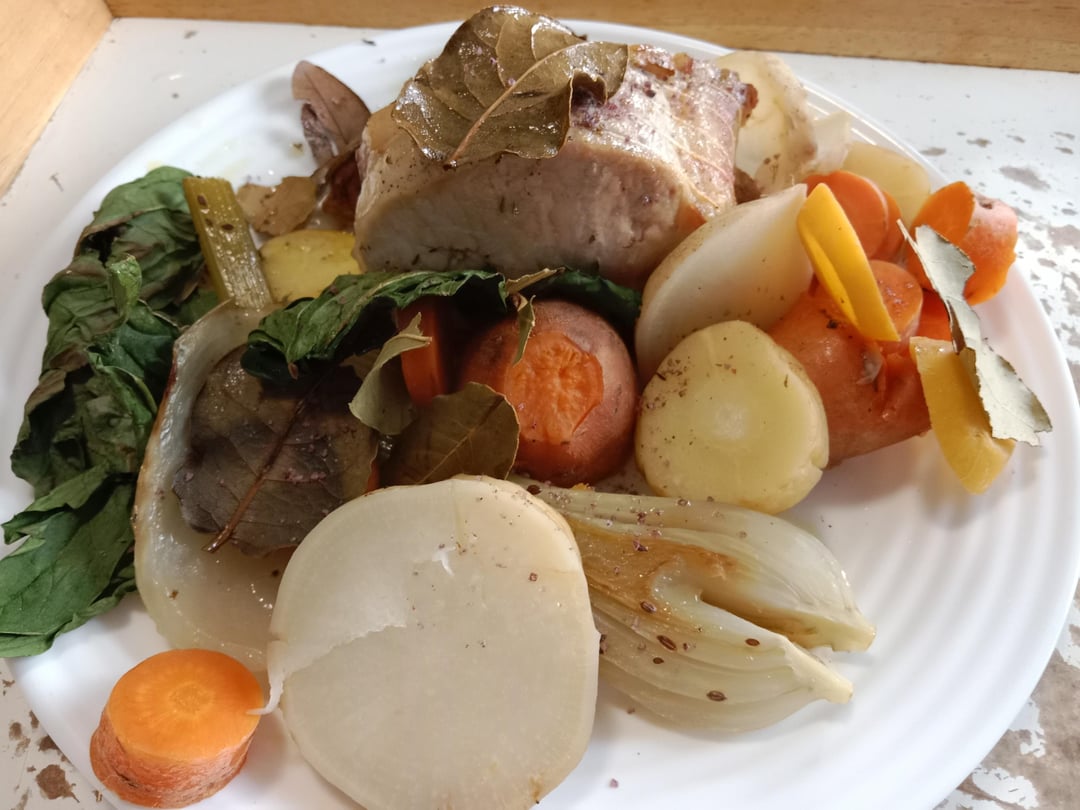Rôti de porc au laurier