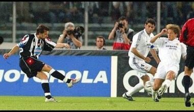 The goal I was reminded of by Yildiz.. Del Piero vs Real Madrid