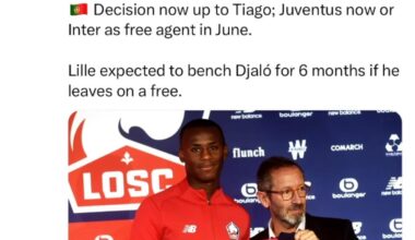 Juventus and Lille have agreed on €3.5m fee for Tiago Djaló to join the club in January.