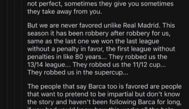 Barca fan talking about the referee 💀💀