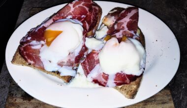 Voici mon repas du nouvel an (non c'est pas de l'agneau)