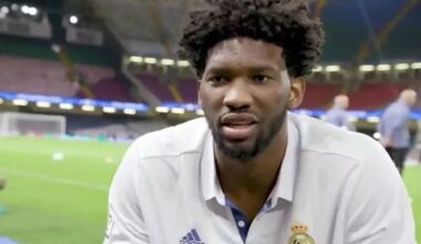 Embiid: The Real Madrid fan who celebrated their latest comeback and predicts Mbappe's signing