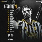 Starting XI vs Sassuolo