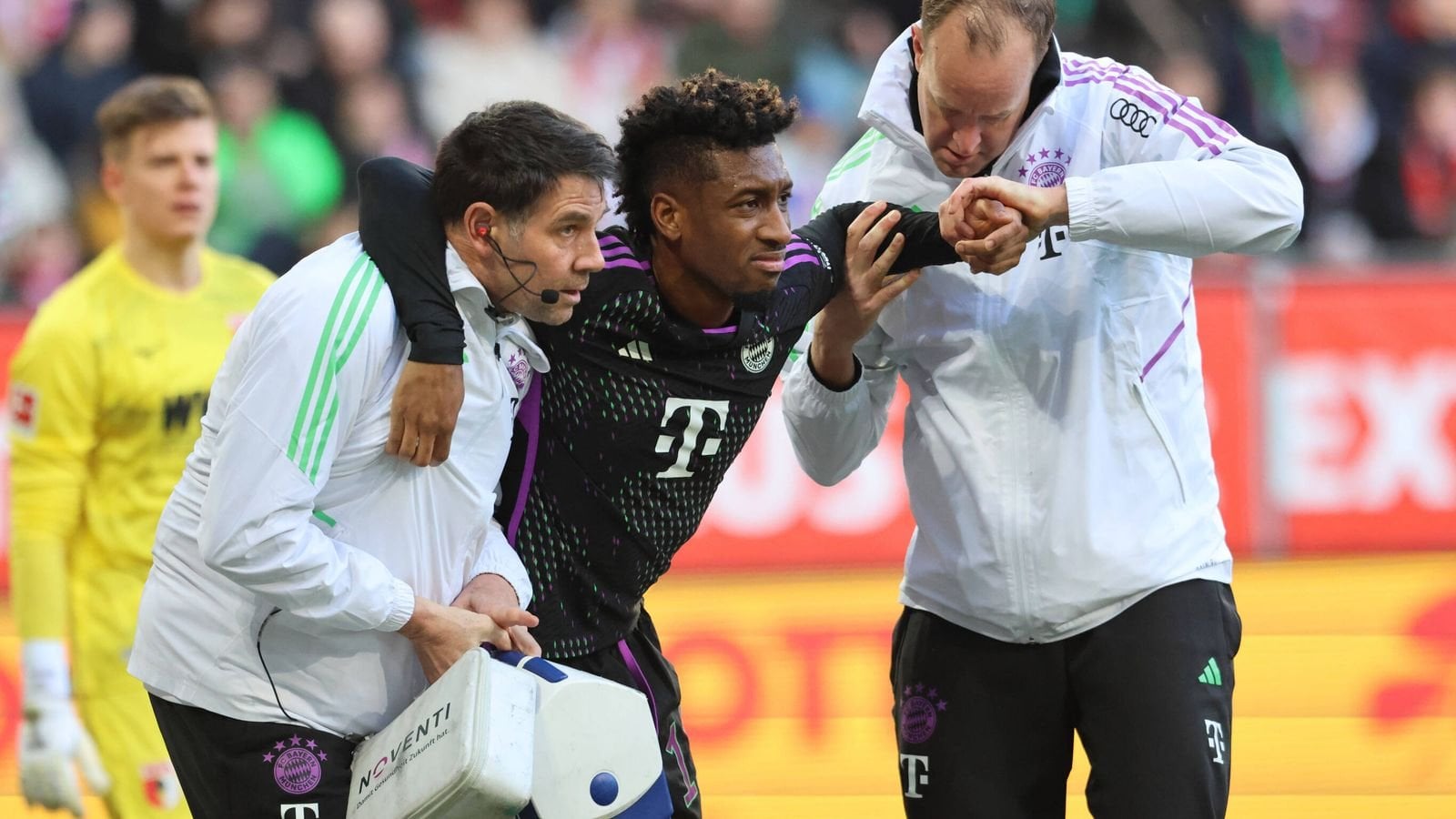 Coman-Diagnose da: Bayern-Star hat sich einen Innenbandriss im linken Knie zugezogen und fällt mindestens zwei Monate aus