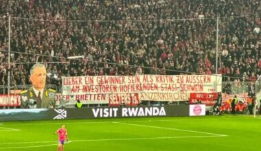 Union Fanszene antwortet auf Müncher Spruchband zu Präsident Dirk Zingler: "Diese Fanszene fühlt sich moralisch erhaben. (...) Am ätzendsten ist, dass irgendwelche studierenden Wessis in ihren Münchner Eigentumswohnungen, einem die Stasi und den schlimmen Osten erklären wollen."