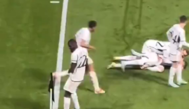 Bro noticed the camera was coming in and immediately changed the mind😭