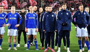 Kenan Karaman über eingestellten Support der Schalke-Fans im Lautern-Spiel: "Für die Fans habe ich absolutes Verständnis. Die reisen hier 5, 6 Stunden aus Gelsenkirchen an und wir liefern so einen Dreck ab. Wir müssen ein anderes Gesicht zeigen, Braunschweig wird ein enorm wichtiges Spiel für uns."