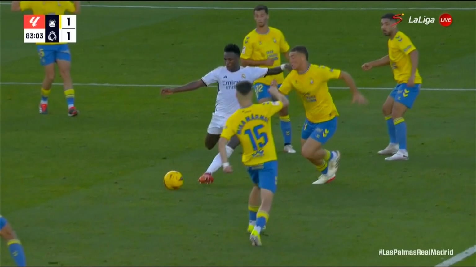 Las Palmas 1-[2] Real Madrid: Aurelien Tchouaméni 84' (Toni Kroos assist)