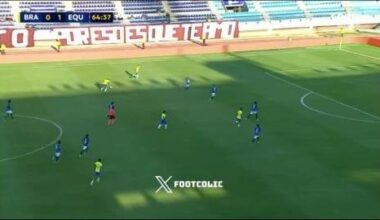 Endrick assists Marlon Gomes for the equaliser against Ecuador