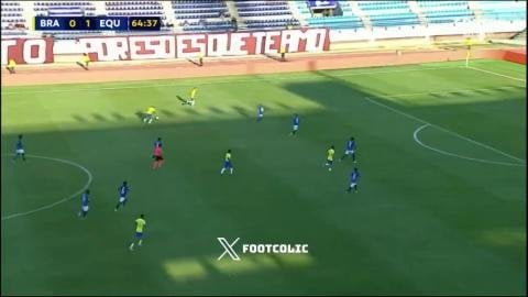Endrick assists Marlon Gomes for the equaliser against Ecuador