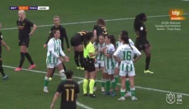 Real Betis 0 - [2] Real Madrid | Sandie Toletti 45' penalty + call