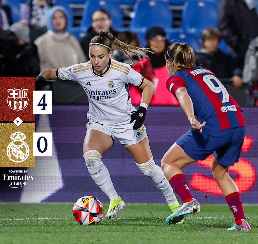 FC Barcelona Feminí 4-0 Real Madrid Femenino | 12' Mariona, 15' Salma, 39' Mariona (p), 54' Salma | Supercopa de España Femenina Semi Final