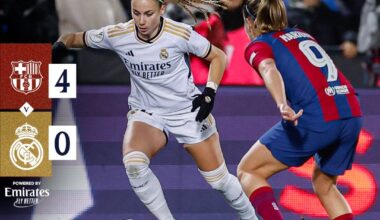 FC Barcelona Feminí 4-0 Real Madrid Femenino | 12' Mariona, 15' Salma, 39' Mariona (p), 54' Salma | Supercopa de España Femenina Semi Final