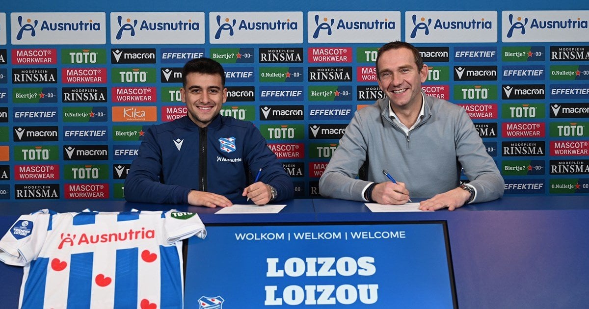 Official: SC Heerenveen signs Cypriot winger Loizos Loizou on loan from Omonia Nicosia until the end of the season