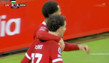 Liverpool [2] - 1 Newcastle - Curtis Jones 74'