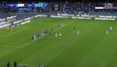 Rrahmani last minute goal, Napoli 2-1 Salernitana
