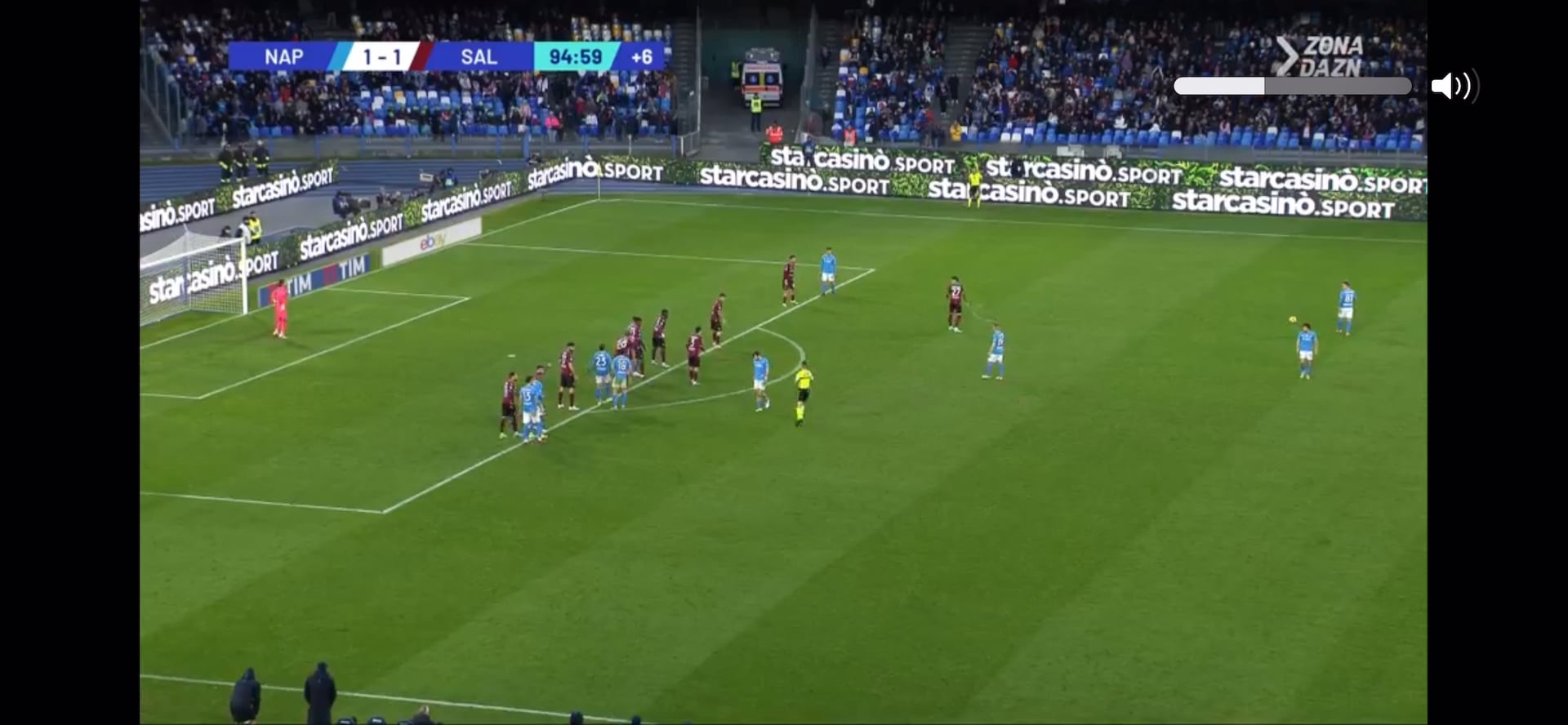 Rrahmani last minute goal, Napoli 2-1 Salernitana