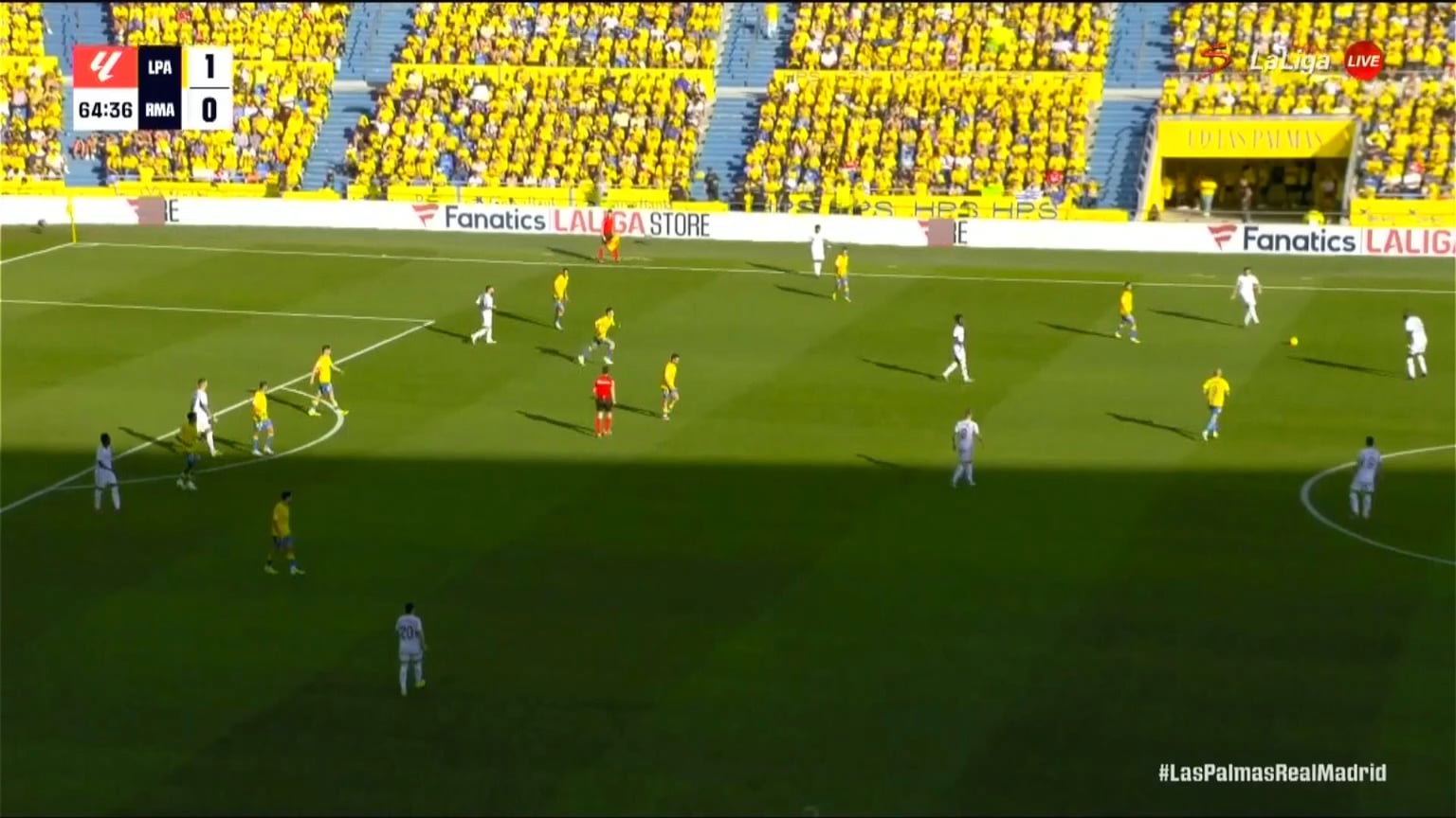 Las Palmas 1-[1] Real Madrid: Vinícius Júnior 65' (Eduardo Camavinga assist)