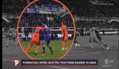 Graziano Cesari, former Serie A referee on the alleged penalty offense during Fiorentina-Inter: “They are both holding each other. The referee made the correct decision: not a penalty kick.”