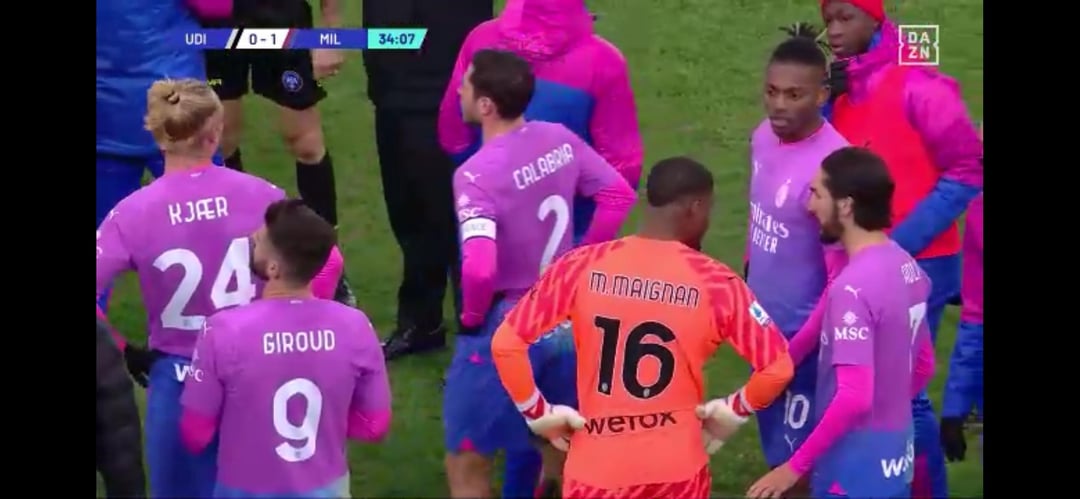 Milan just left the field, Maignan stop playing after racist chants by Udinese fans