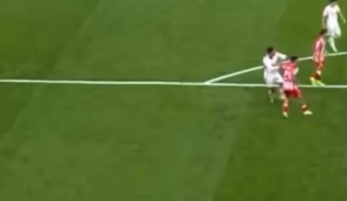 Another angle on Almeria’s handball that leaded to a penalty showing Rudiger’s alleged “foul” on defender.