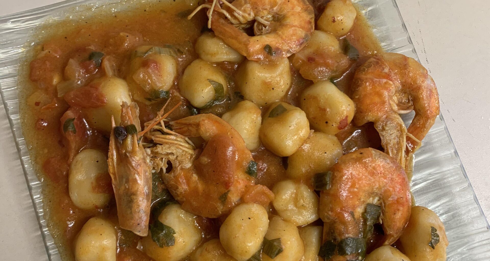 Dombrés aux crevettes (Typique Guadeloupe)