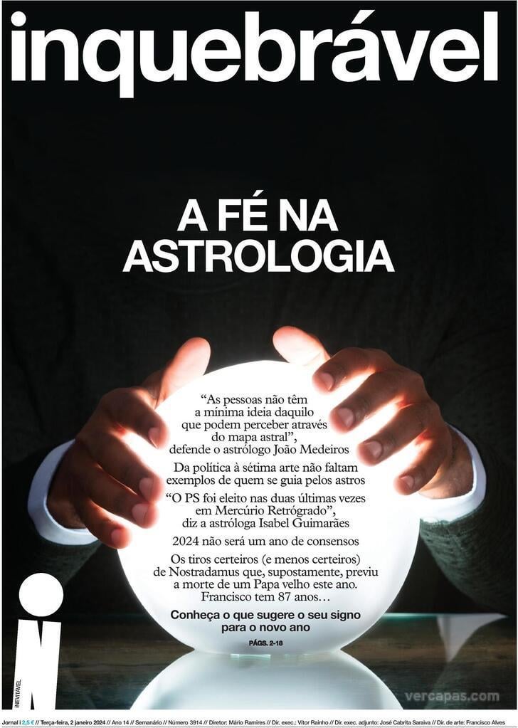 A primeira página do último Jornal(?) I