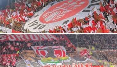 Fanmarsch, Choreografien, Pyroshows & Feuerwerk beim Pokalkrimi am Millerntor