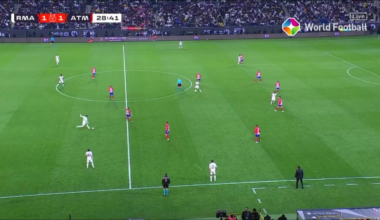 Real Madrid [2]-1 Atlético Madrid: Ferland Mendy 29' (Dani Carvajal assist)