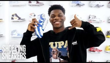 Aurélien Tchouaméni Goes Shopping for Sneakers at Kick Game