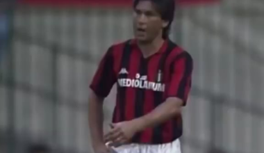 Carlo Ancelotti during his playing days 🔥