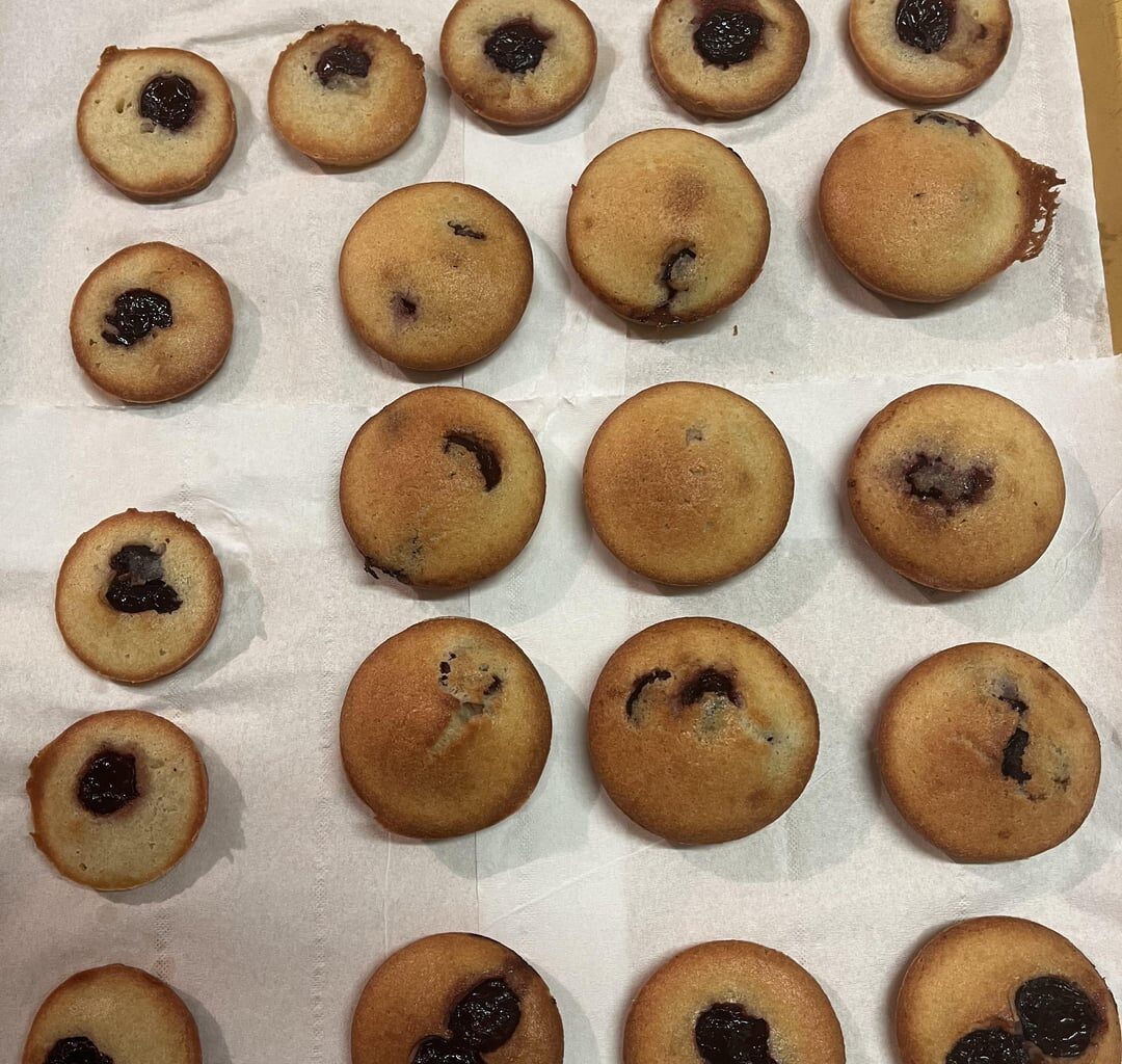 Financiers à la cerise