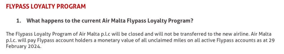 Air Malta Flypass