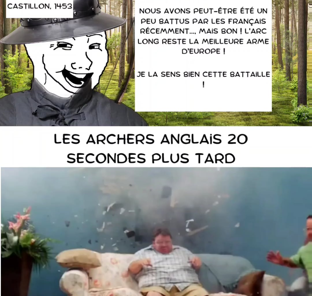 Un canon > un arc french
