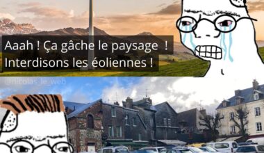 Les voitures qui prennent toute la place dans les villes et villages gâchent le paysage, change my mind