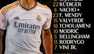 📋✅ Our Starting XI Against Atlético Madrid