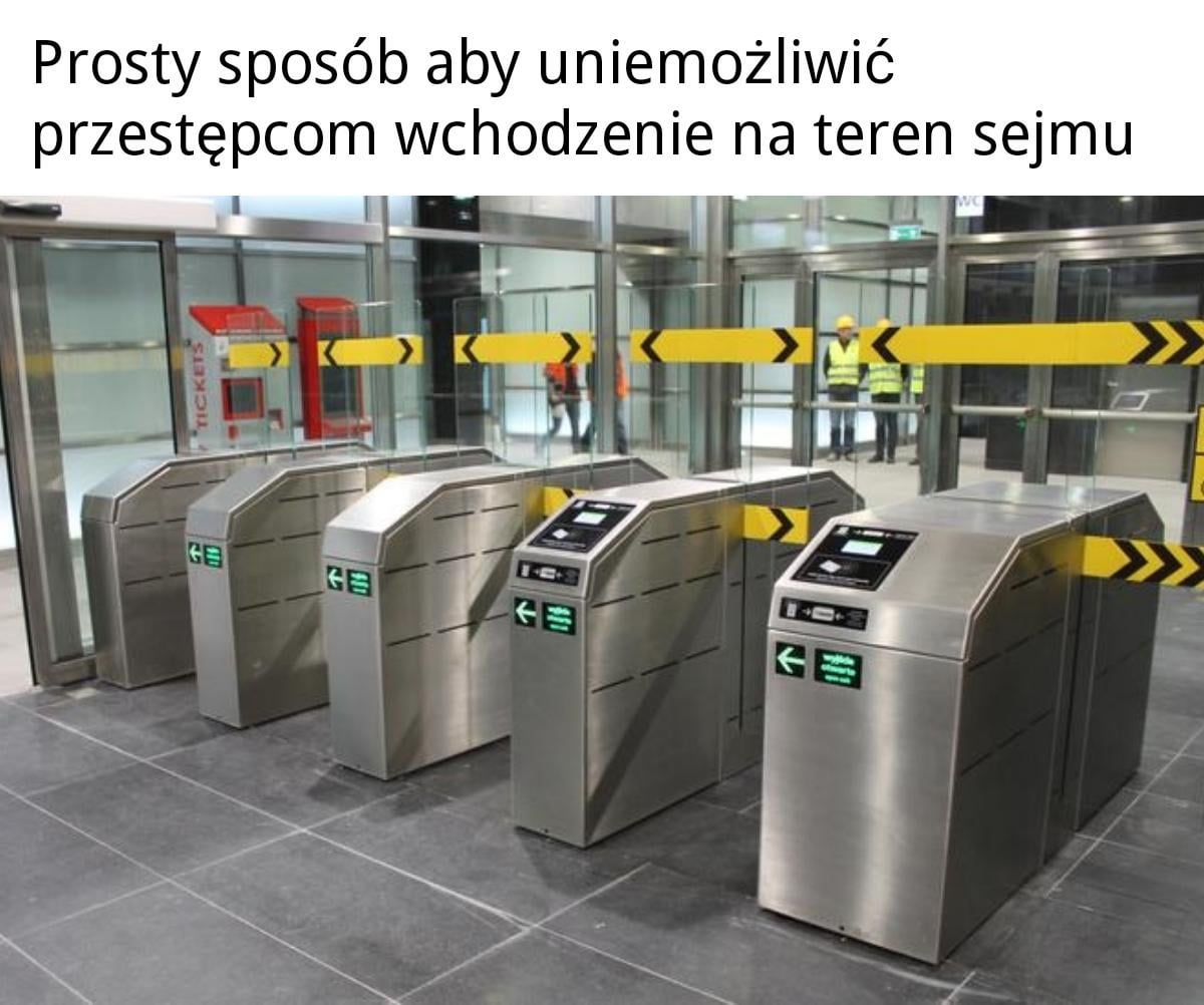 Kolejny dowód na to, że metro jest lepiej zaprojektowane od gmachu Sejmu