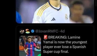 Youngest player to be eliminated record will always be Barcas