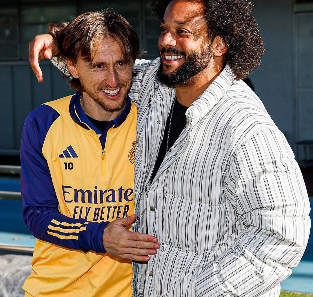 Marcelo visited training today!