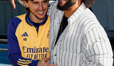 Marcelo visited training today!