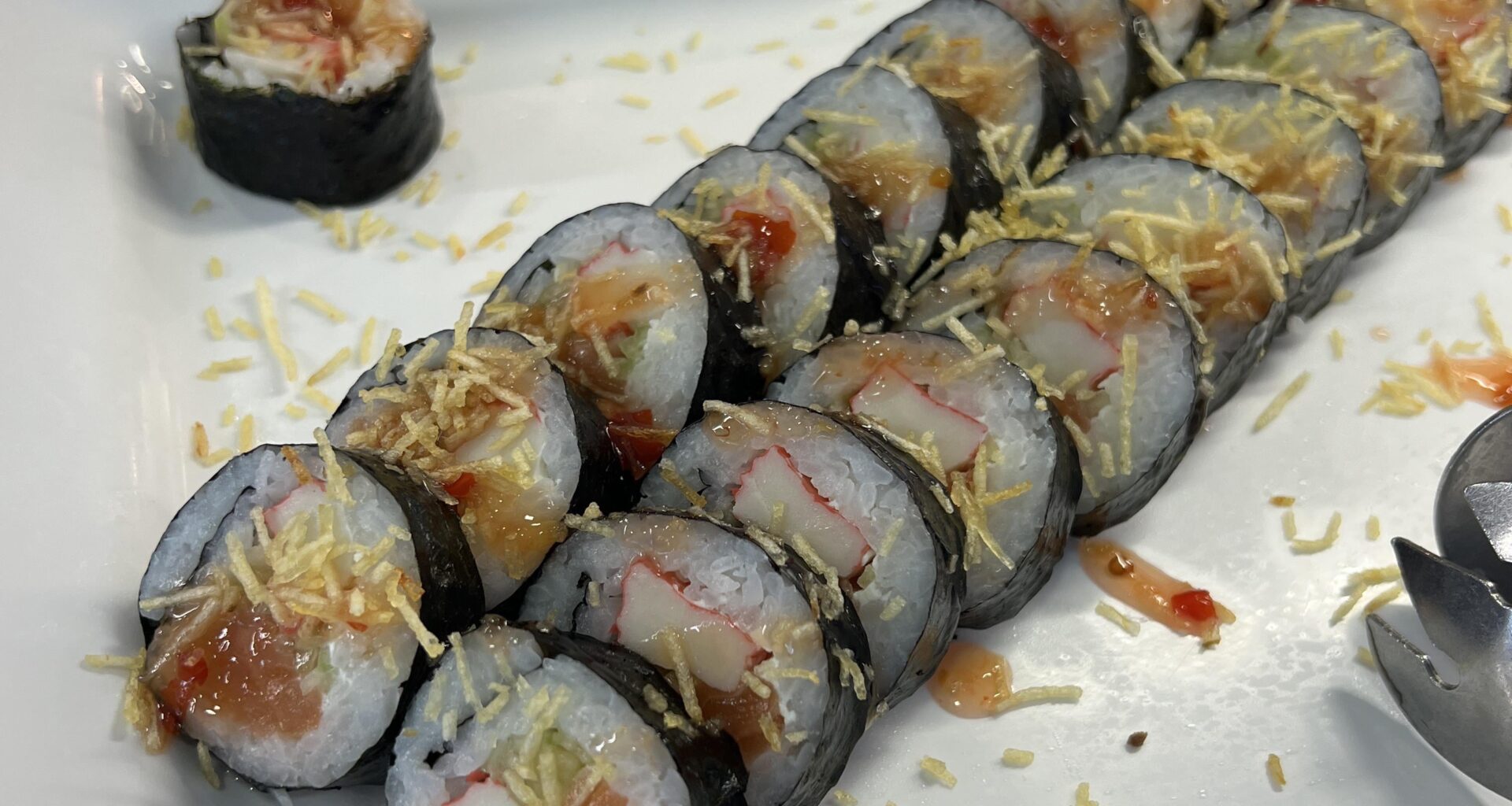 Wok em Leiria tem batata palha no Sushi