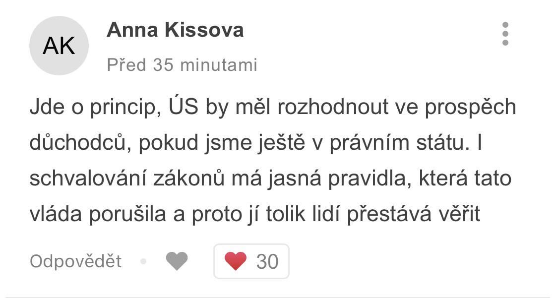 Jak si přesně průměrný komentující na novinkách myslí že funguje nezávislí nejvyšší soud? Já nějak nechápu proč tam všichni křičí že jde na ruku vládě a že pokud žijeme v právním státě musí rozhodnout proti vládě. (“Muset” implikující že bychom v právním státě nežili)