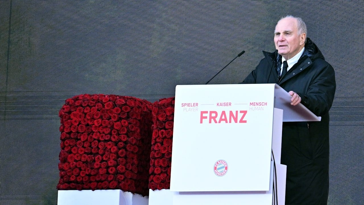 Uli Hoeneß mit Anti-AfD-Spruch bei Beckenbauer-Trauerfeier