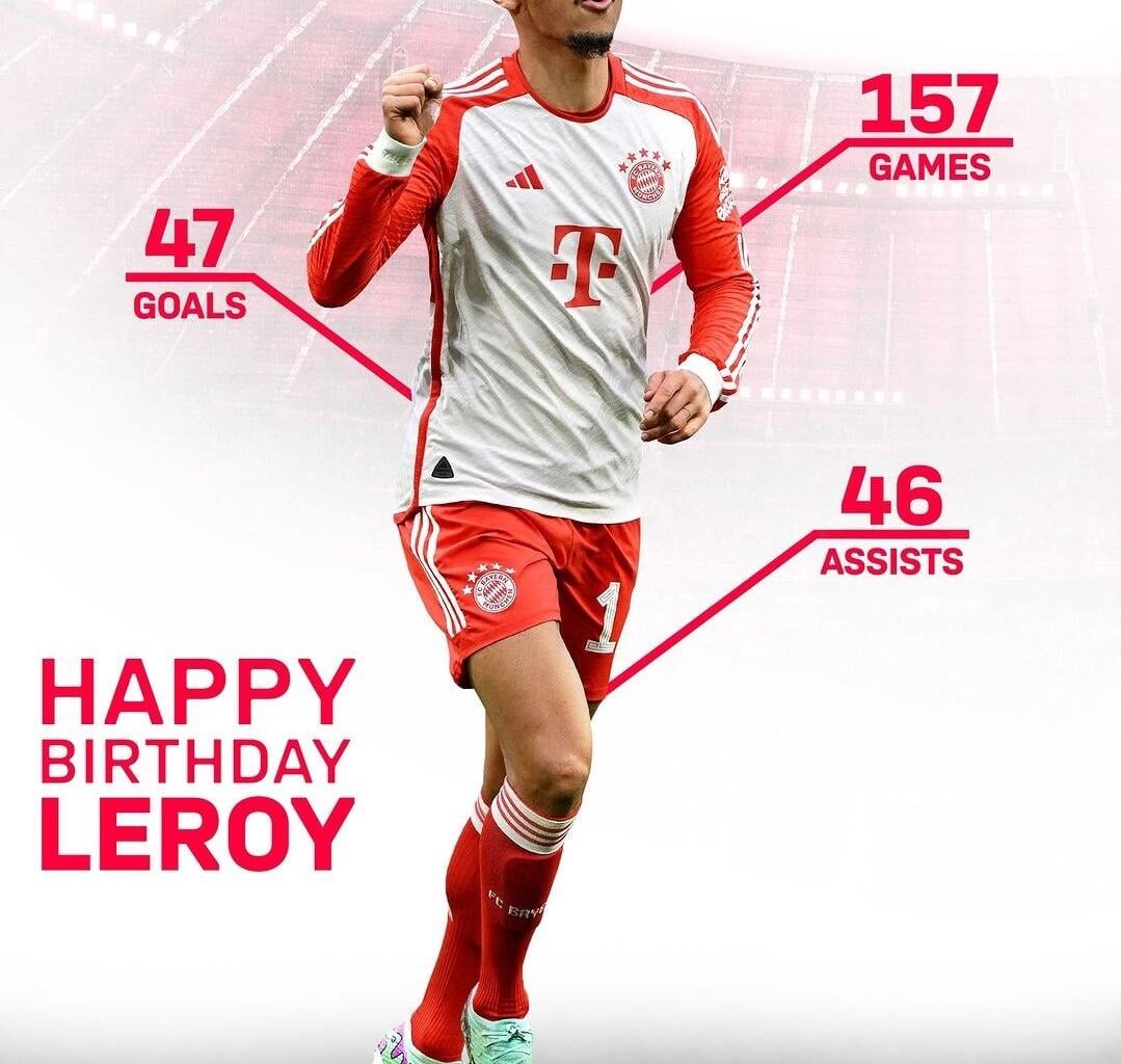 Happy 28th Birthday, Leroy Sané!