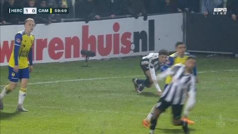 Hercules [2] - 0 Cambuur - Oussama Lahri bicycle kick 61'